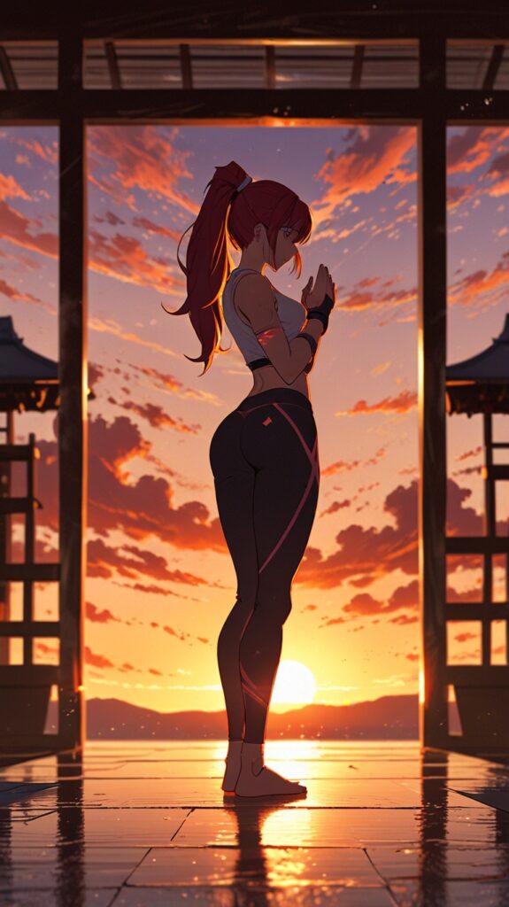 yoga anime look
